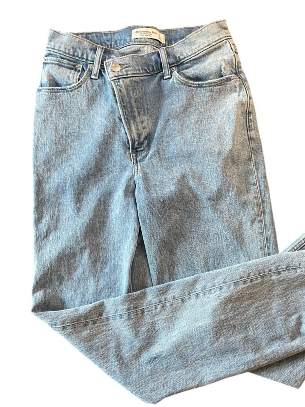 Abercrombie & Fitch The 90s Straight Ultra High Rise Crossover Jeans Size 27/4R